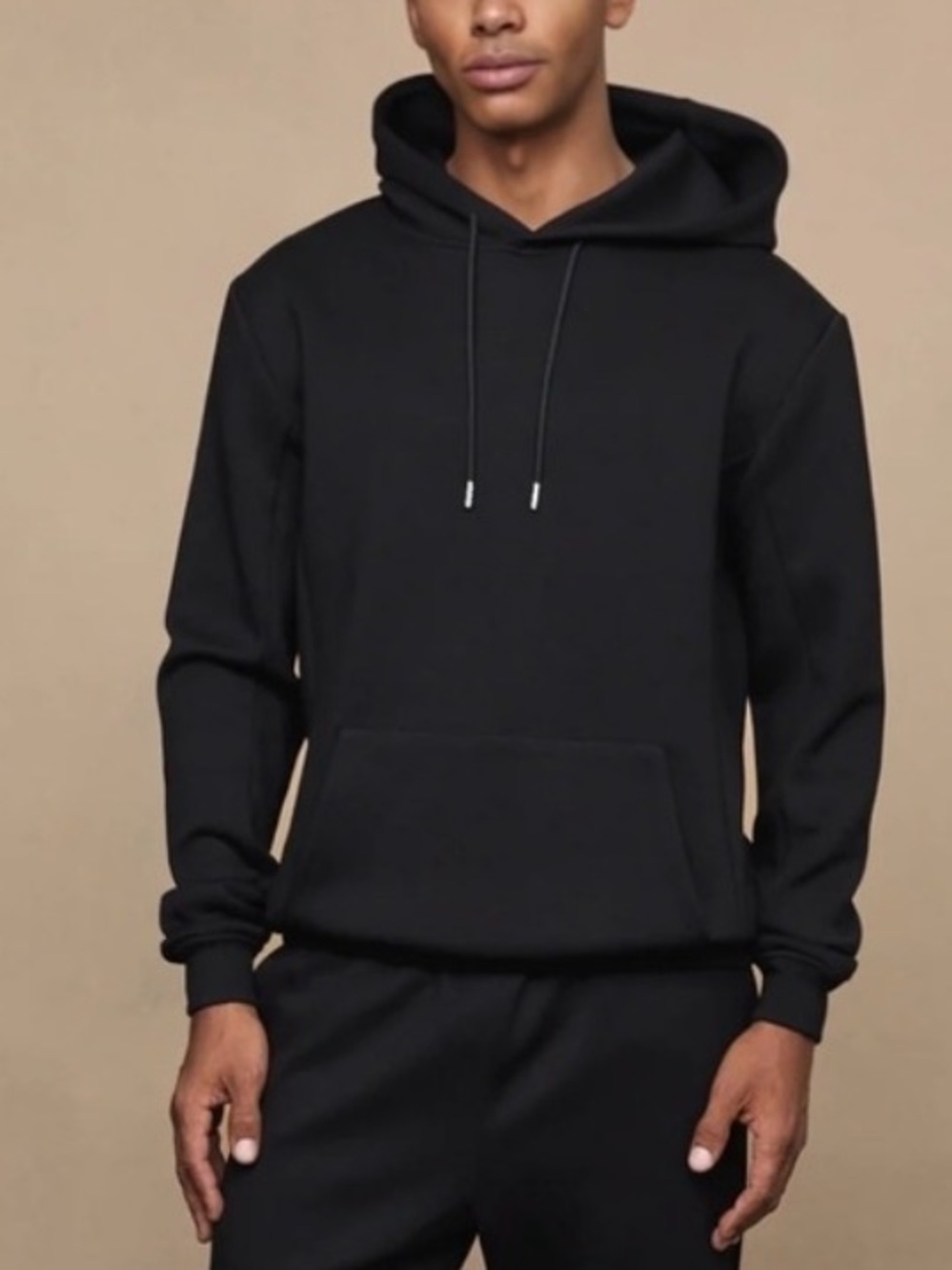 New Raith Black Pullover Hoodie - Classic Hoodie Sweatshirt size Large